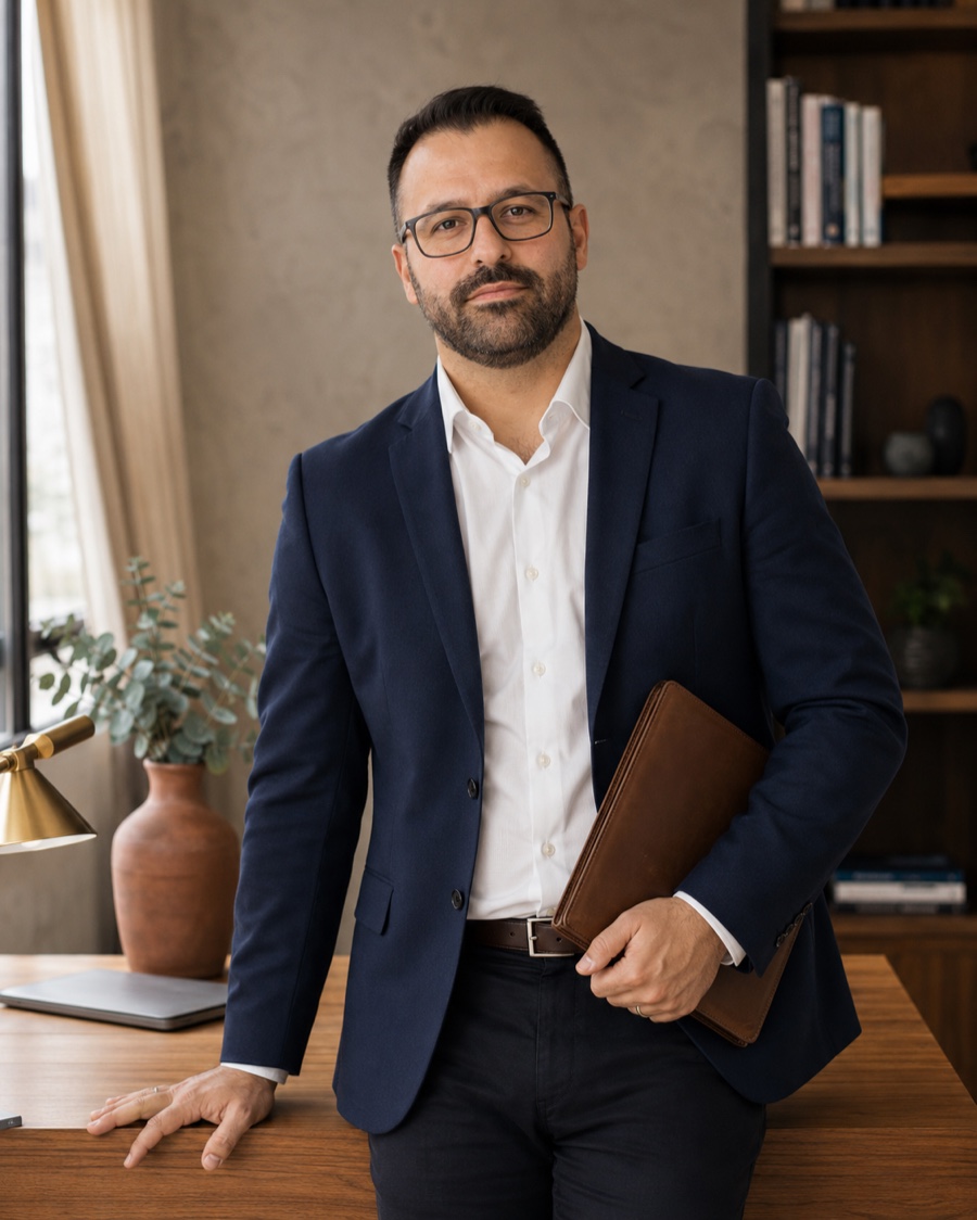 Alexsandro de Oliveira, sócio-diretor da Alterativa Contabilidade, em seu escritório em Joinville